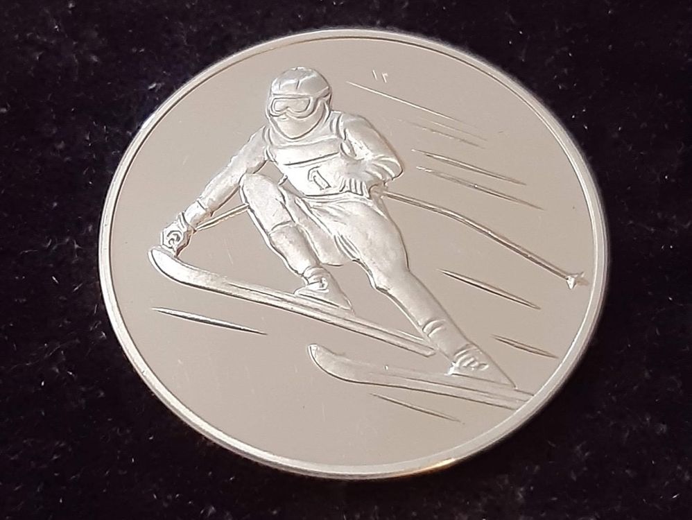 Stück Medaille Olympische Winterspiele 1988 Kaufen auf Ricardo