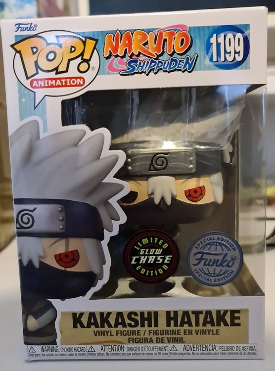 Inhand Funko Pop Naruto Shippuden ! Kakashi Hatake #1199 Chase