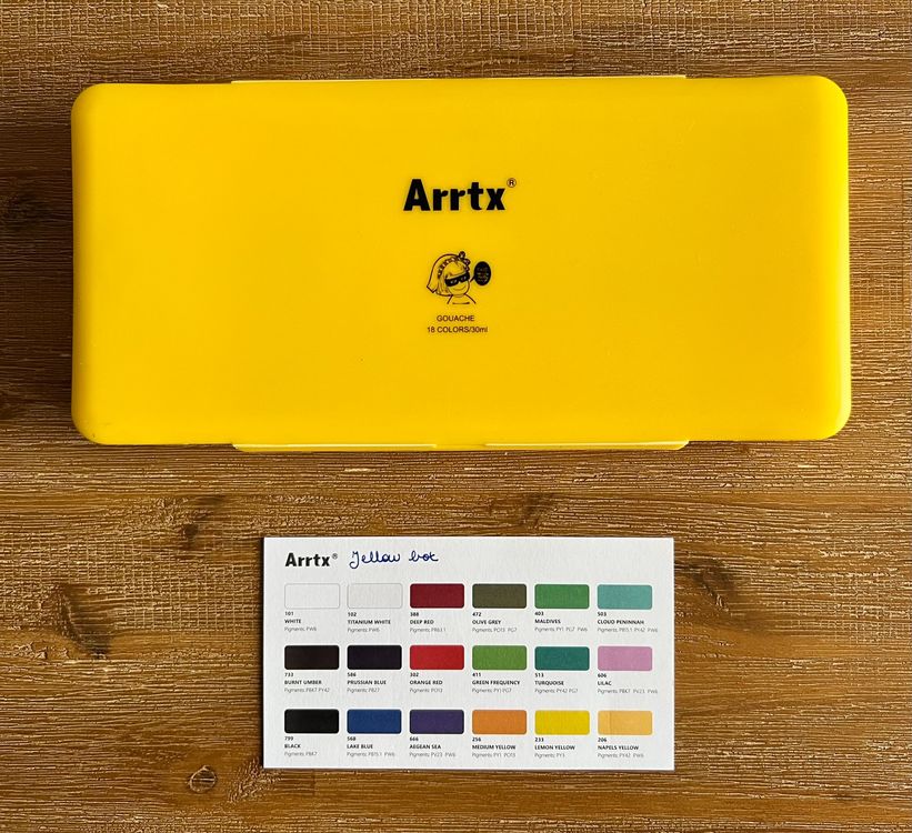 Arrtx HIMI Gouache 18 Farben x 30 ml Set Kaufen auf Ricardo
