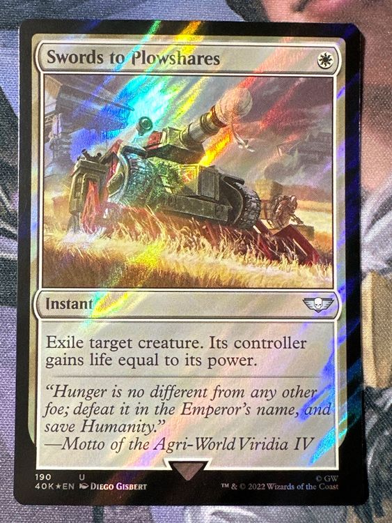 Swords to Plowshares SURGE FOIL Warhammer 40k Kaufen auf Ricardo