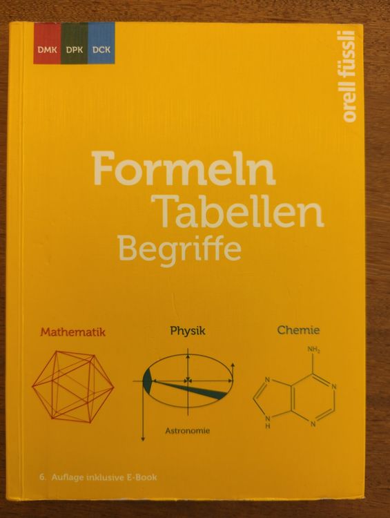 Formeln Tabellen Begriffe - Mathematik, Physik, Chemie | Kaufen Auf Ricardo