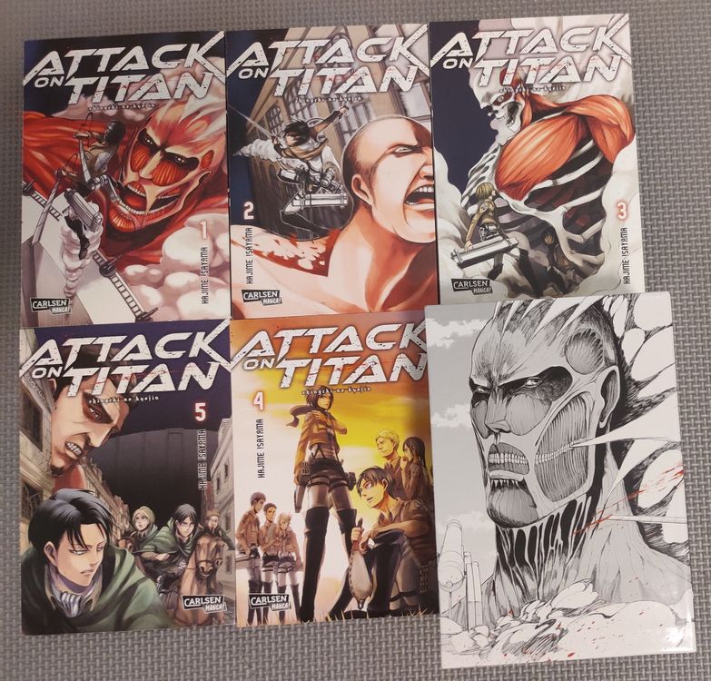 Attack On Titan Manga Deutsch Alle Bände