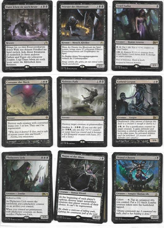 Magic the Gathering - 18 rare Karten E/D  Kaufen auf Ricardo