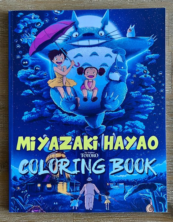 Totoro Miyazaki Hayao Coloring Book Malbuch Livre Coloriage Kaufen