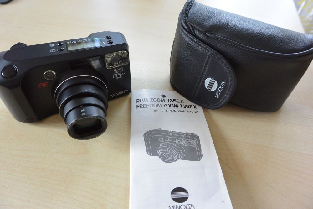 Minolta Compakt ANALOG Camera RIVA ZOOM 135ex Kaufen auf Ricardo
