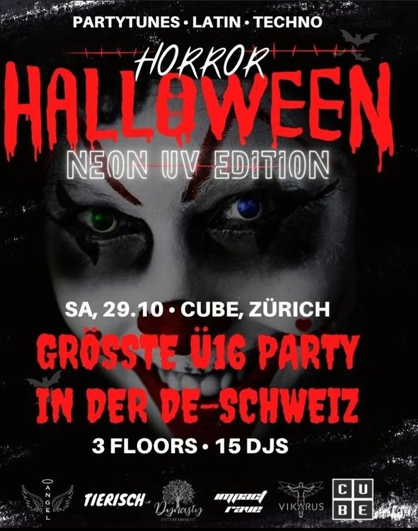 Horror Halloween Ticket Cube Zürich 29.10.2022 Acheter sur Ricardo