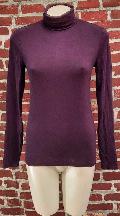 Damen Rollkragen Pullover Oversized - Winterlicher Strickpulli Mit Metallknöpfen In Lässiger Passform