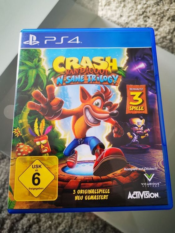 Crash Bandicoot N.Sane Trilogy, PS4, PS5 Kaufen auf Ricardo