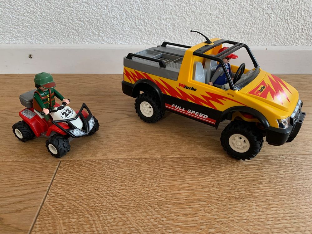 Playmobil Jeep mit Quad Kaufen auf Ricardo
