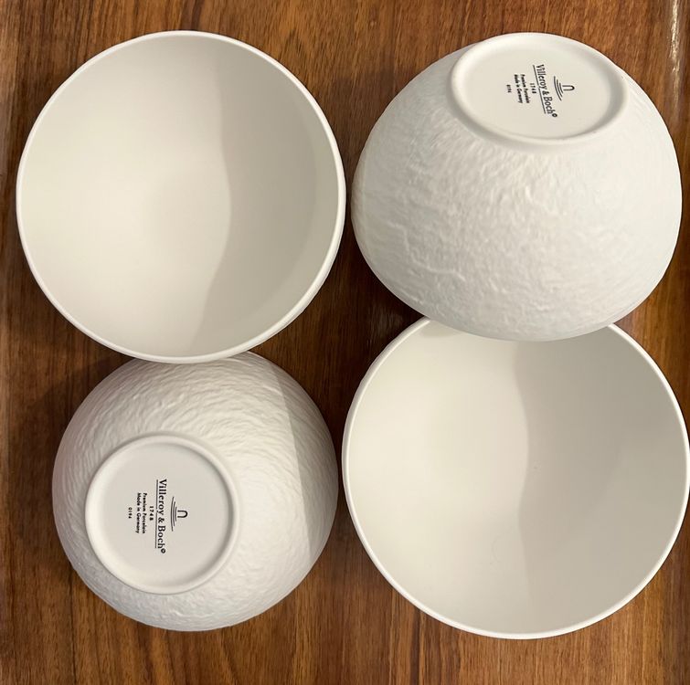 Villeroy & Boch - Manufacture Rock Blanc Lot De Verres à Shot, 4 Pcs