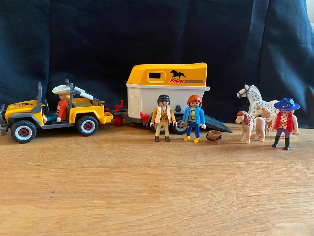 Playmobil Jeep mit Pferdeanhänger Kaufen auf Ricardo