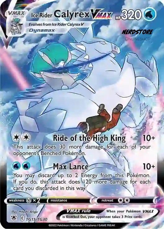 Ice Rider Calyrex VMAX SWSH10 Astral Radiance Full Art Kaufen auf