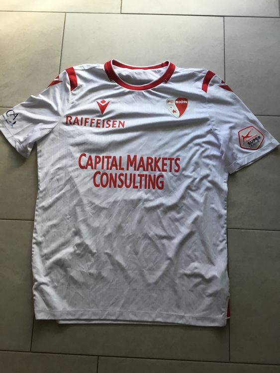MAILLOT ORIGINAL FC SION VALAIS TRIKOT LE NOUVELLISTE SMALL (Neu
