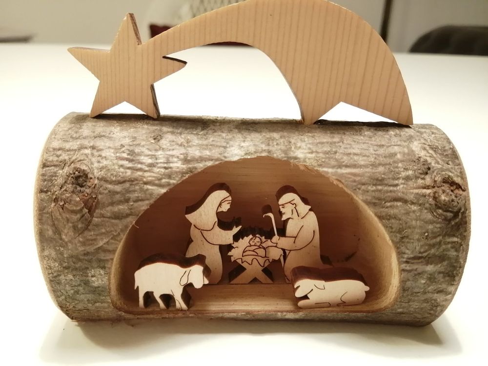 Weihnachtskrippe Aus Holz Handgefertigt Kaufen Auf Ricardo