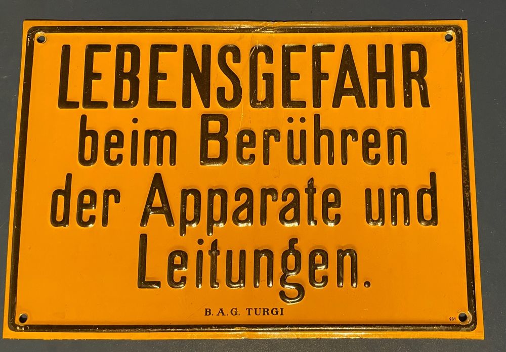 Blechschild Lebensgefahr ....... | Kaufen Auf Ricardo