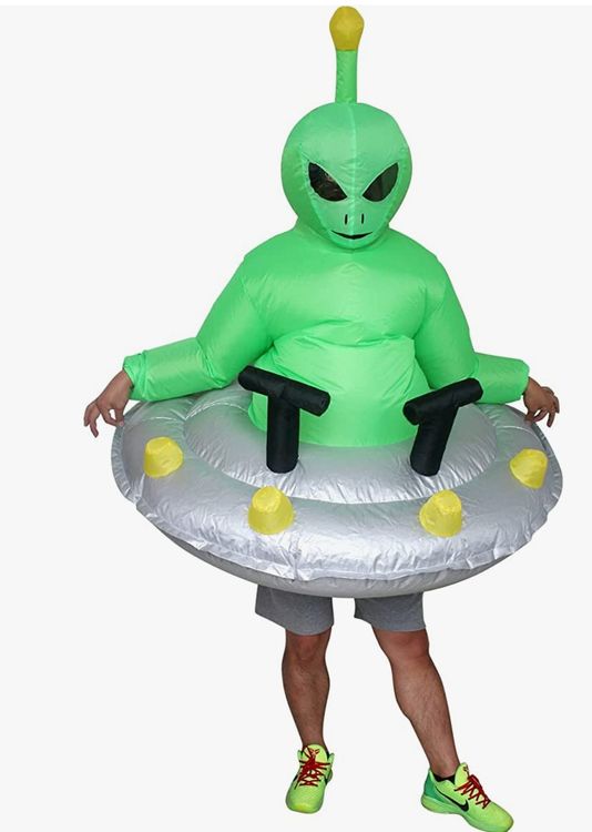 Lustiges Aufblasbares Halloween Alien Kostüm Für Männer | Ride On
