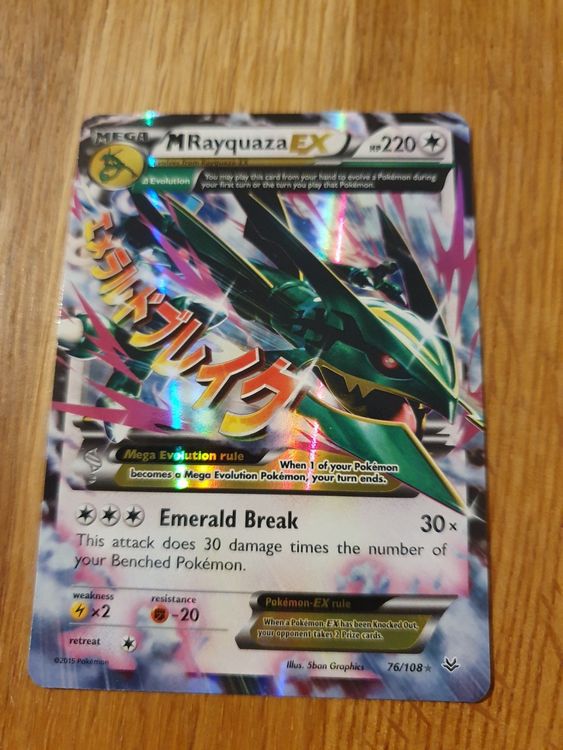 Mega Rayquaza Ex Pokemon Card Kaufen Auf Ricardo