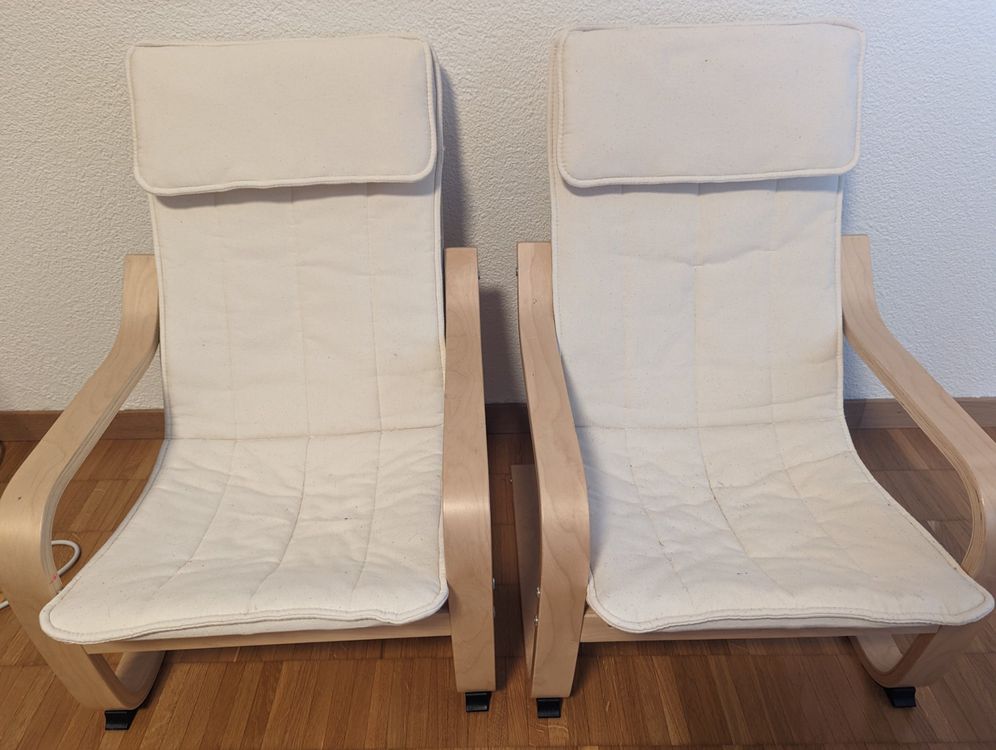 IKEA Poäng Kindersessel mit zusätzlichem Bezug Kaufen auf Ricardo