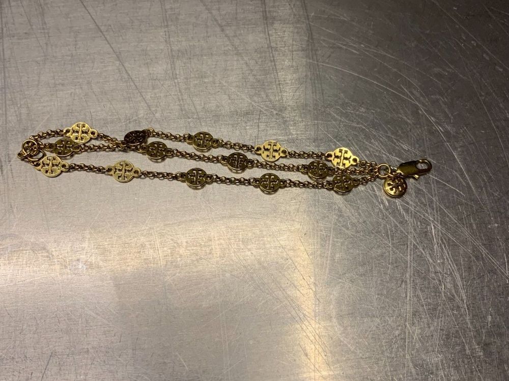 Tory burch multi strand logo bracelet Clearance