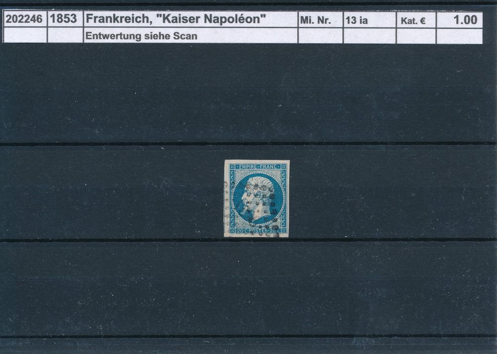 1853 Frankreich, Kaiser Napoléon Kaufen auf Ricardo