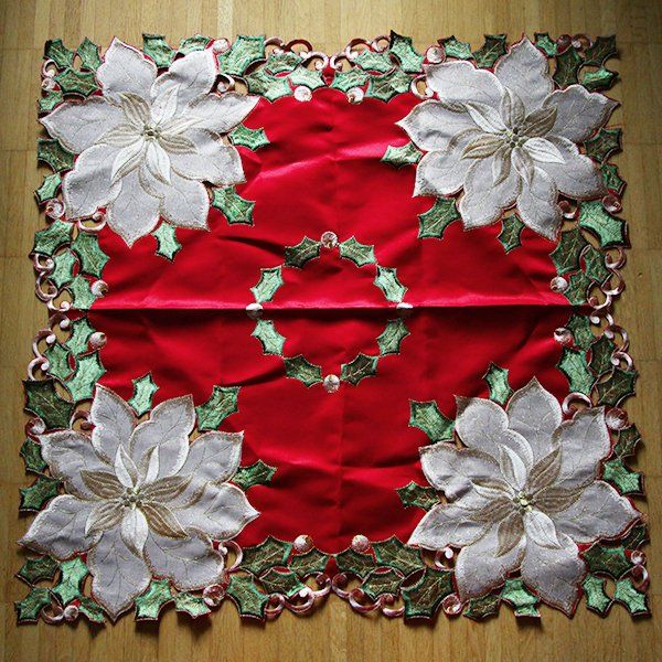 WEIHNACHTEN Tischdecke Mitteldecke 85x85 Weihnachtsdeko Kaufen