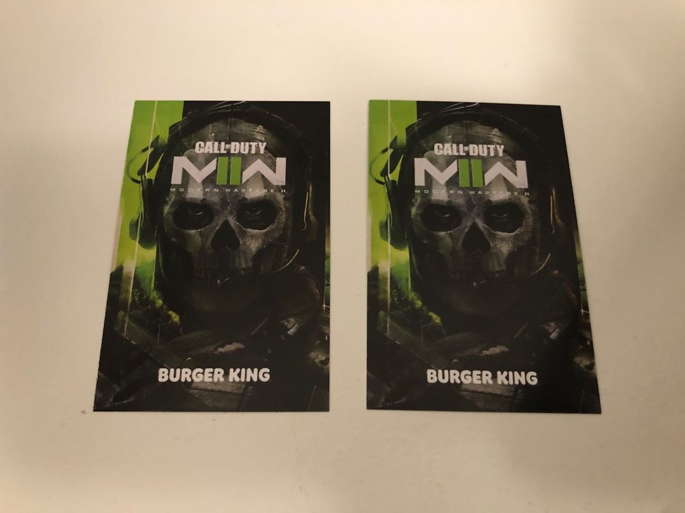Call of Duty Modern Warfare 2 MW2 Burger King Operator Skin Acheter