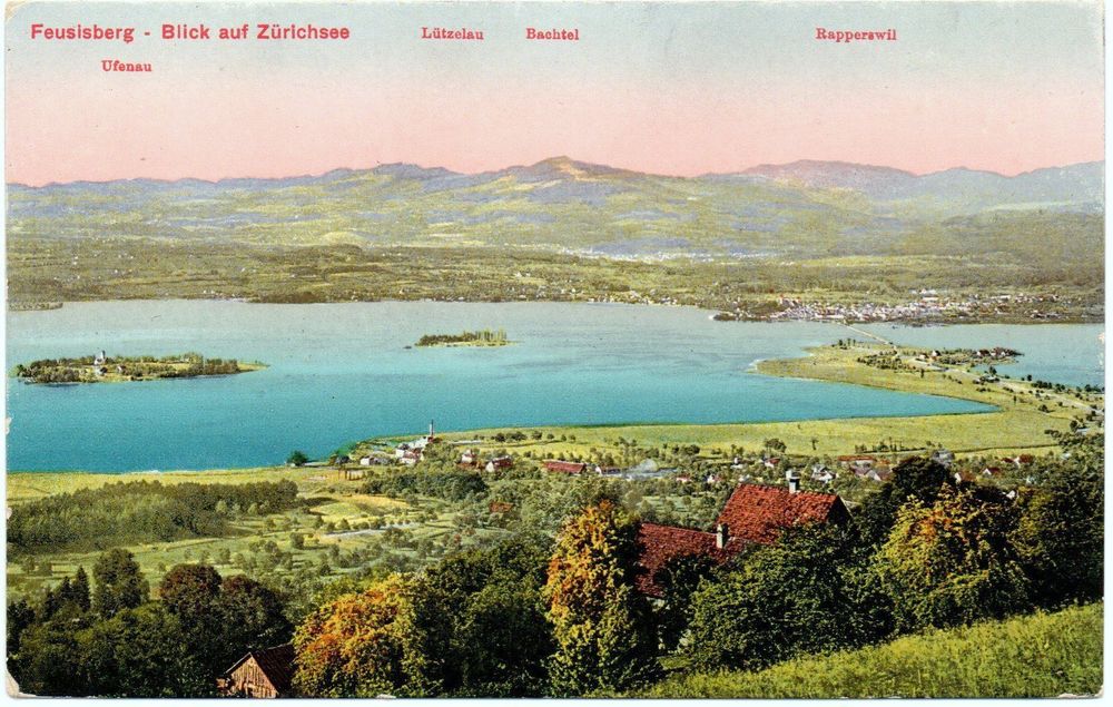 FEUSISBERG Blick auf Pfäffikon Zürichsee Kaufen auf Ricardo