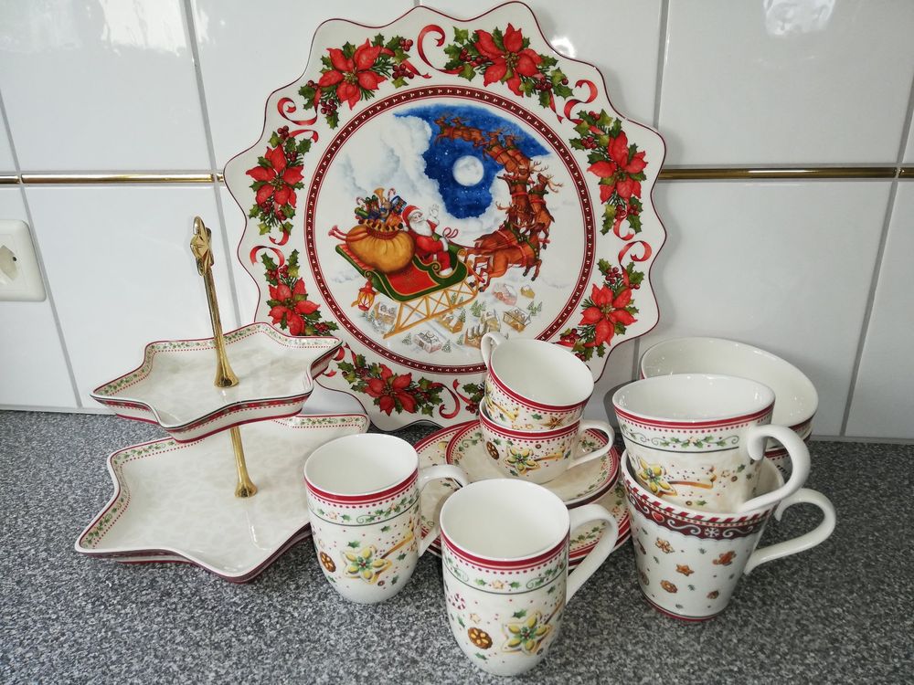 Villeroy & Boch Weihnachts Porzellan Set Acheter sur Ricardo