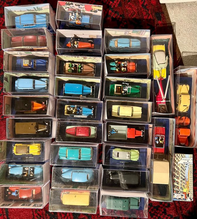 tintin voitures miniatures