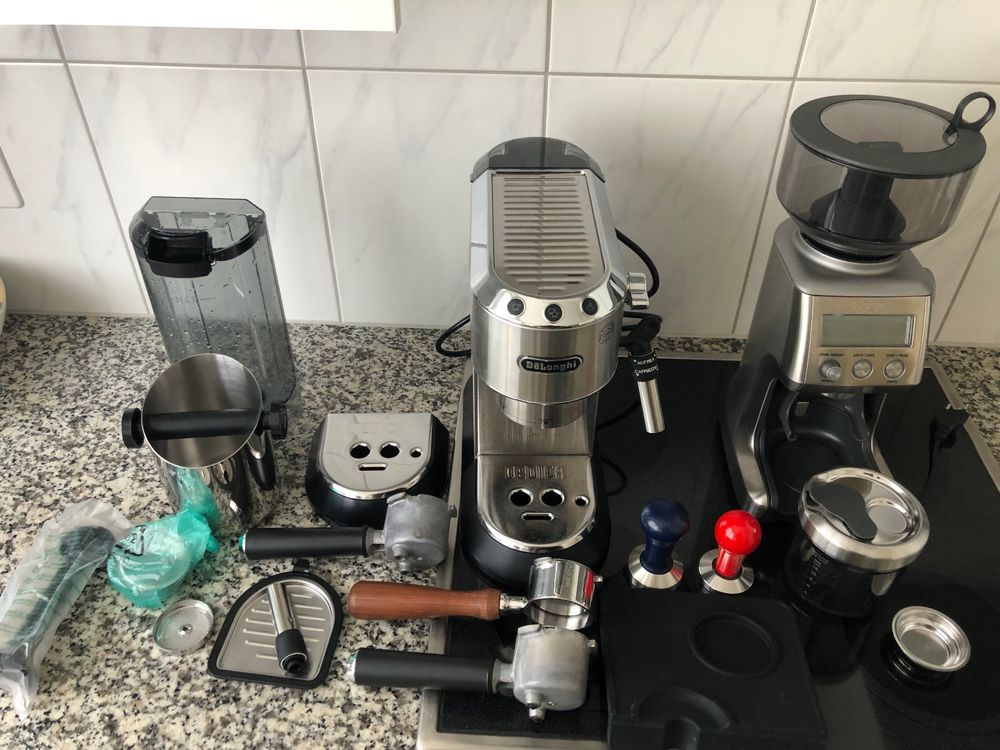 Delonghi Dedica Kaffemaschine & Sage Kaffemühle Kaufen auf Ricardo