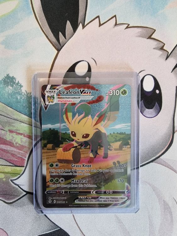 Leafeon VMAX alt art evolving skies Kaufen auf Ricardo