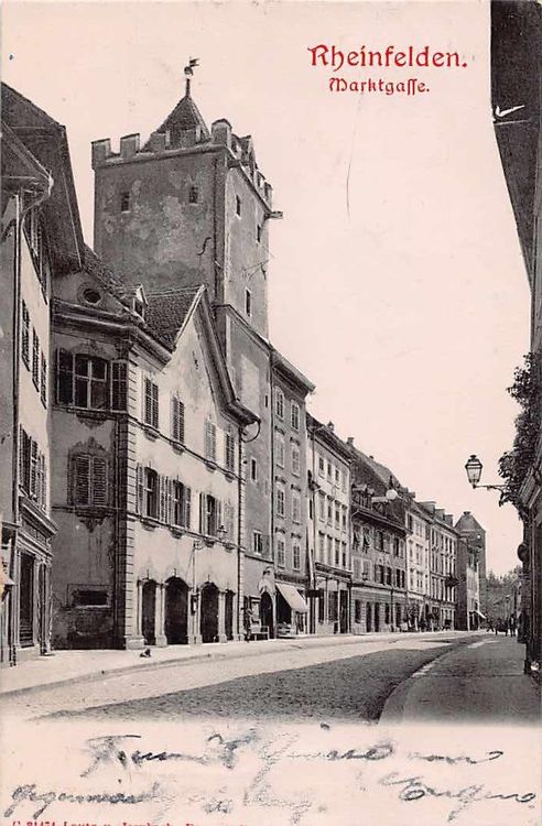 GRUSS aus RHEINFELDEN alte Ansichtskarte 1902 Kaufen auf Ricardo