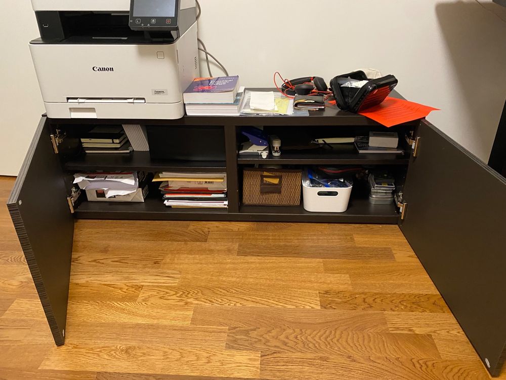 Ikea Sideboard schwarz grau Kaufen auf Ricardo