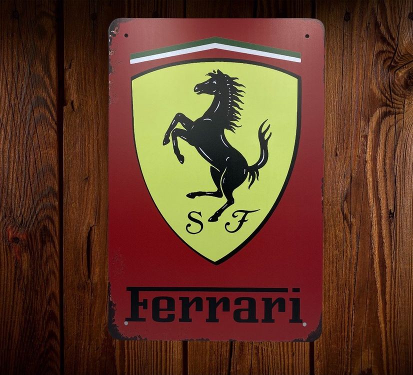 Ferrari 250 GT F40 F355 F430 250 TR Testarossa Blechschild | Kaufen auf ...