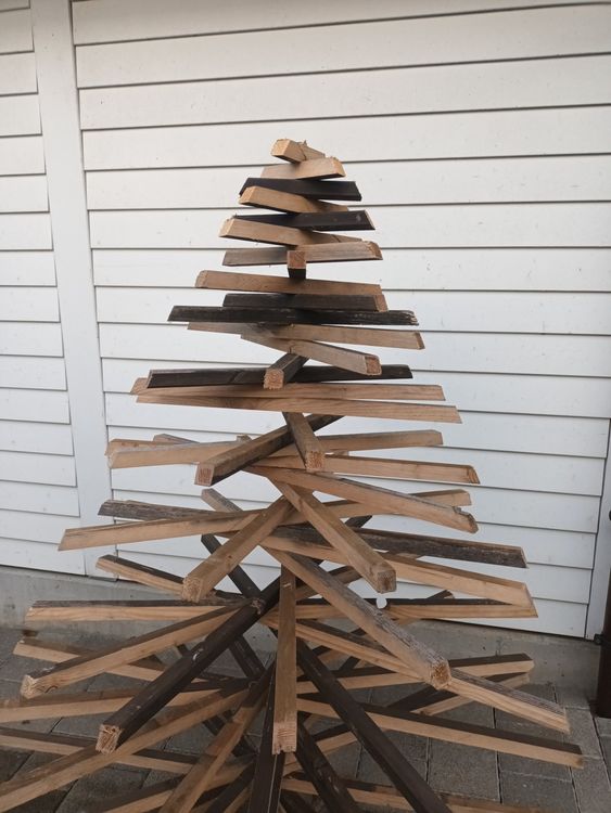 Adventsfenster Weihnachtsbaum Holz Acheter sur Ricardo