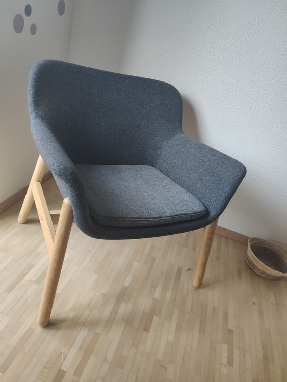 Ikea Lounge Sessel Vedbo dunkelgrau | Kaufen auf Ricardo