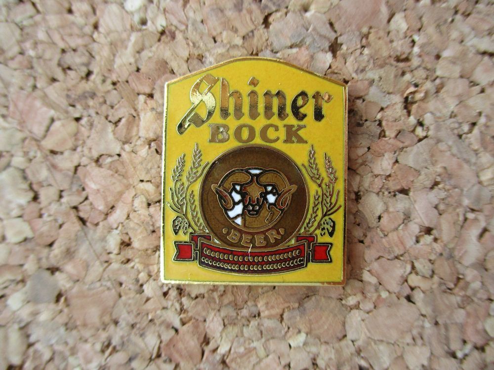 Targa In Metallo Retrò Shiner Bock Beer Texas Ram | Decorazione Da Parete 30,5x20,3 Cm Per Bar, Garage, Cucina | Stagno Vintage