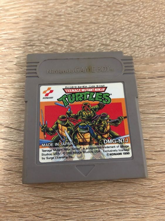 Teenage Mutant Ninja Turtles Game Boy Spiel Japan Version Kaufen