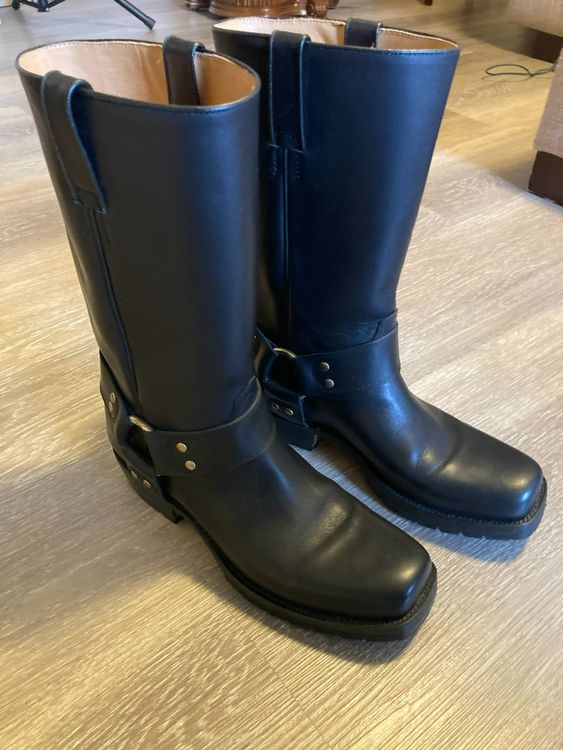 Cowboy Boots TONY MORA Western Schwarz Lederstiefel Handmade Kaufen