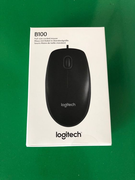 Logitech Maus Mouse B100 Optical USB Schwarz Kaufen auf Ricardo