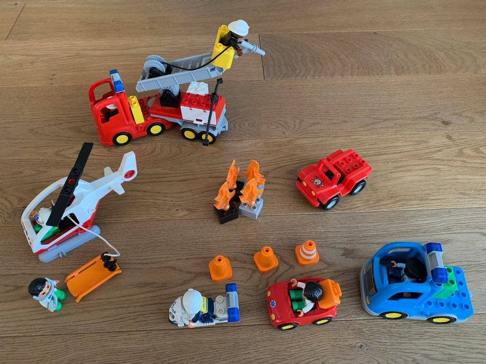 Lego Duplo Los Feuerwehr und Hubschrauber | Kaufen auf Ricardo