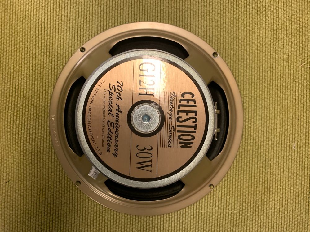 1】 Celestion G12H Anniversary 16Ω 30W Celestion G12H Anniversary 16 Ohm 12"  30W Guitar Speaker - Lean Celestion G12H 70th Anniversary 16Ω 30W