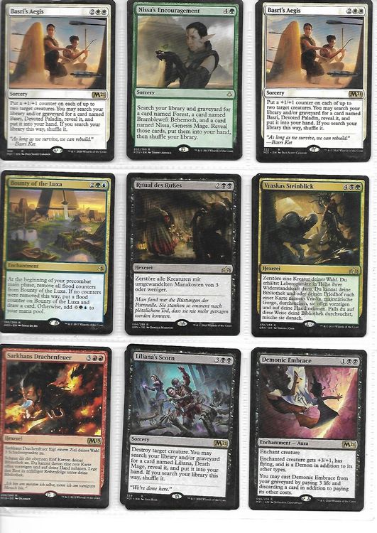 Magic the Gathering 18 rare Karten E/D Kaufen auf Ricardo