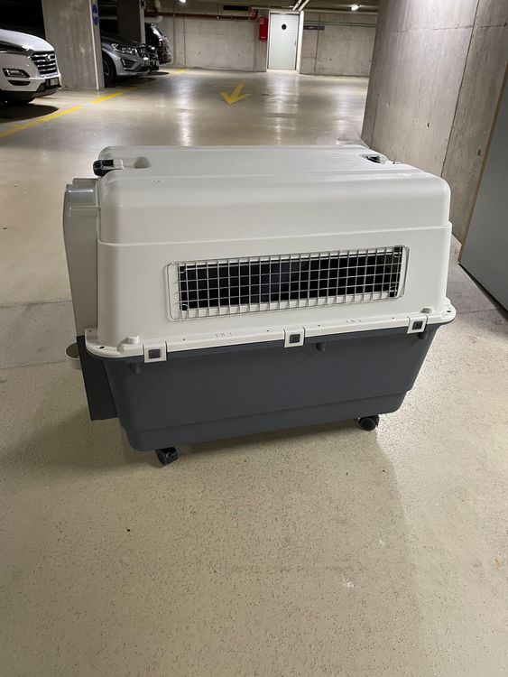 YRHome Hundetransportbox 80x57x63cm - Flugzeugtaugliche Transportbox Bis 20kg