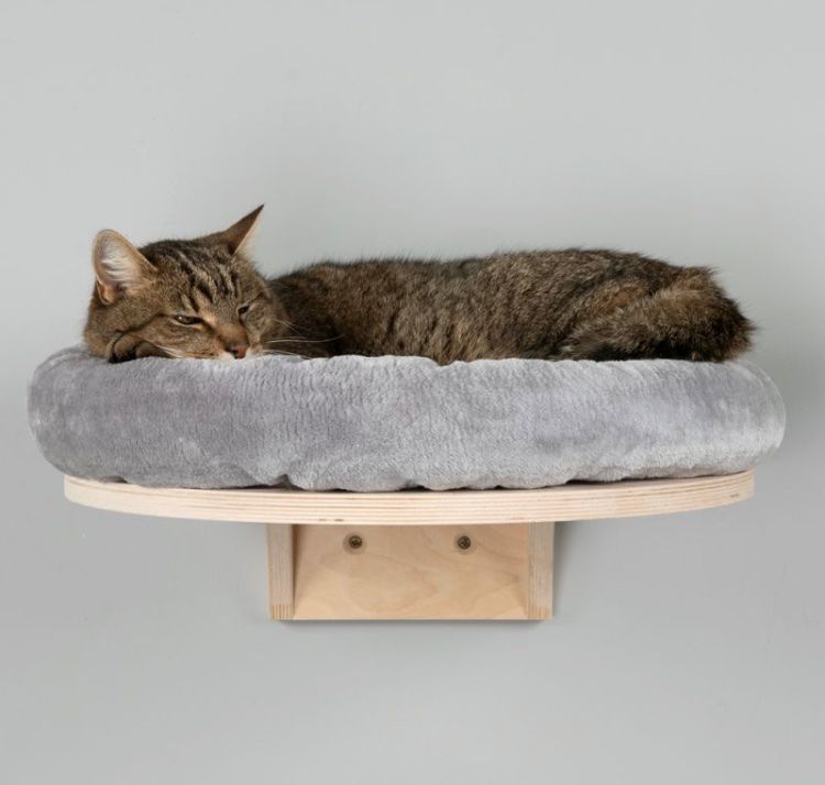 CATIS Hängebett für Katzen 360 ° drehendes Schreibtisch Katzenbett
