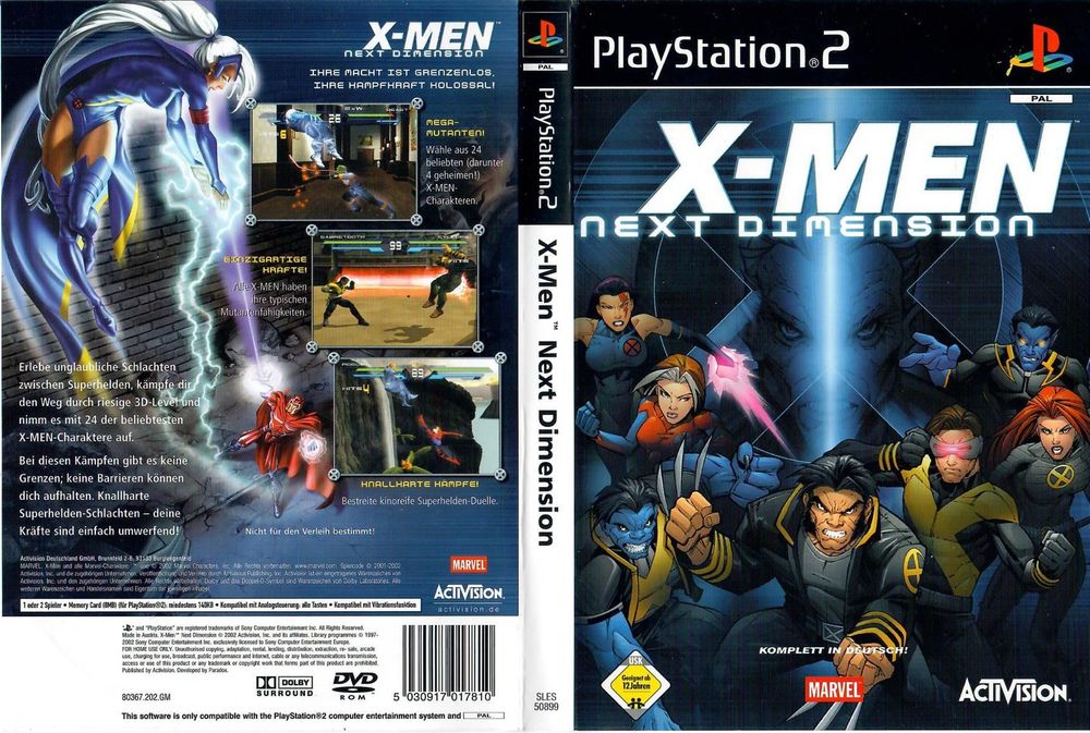 Playstation 2 XMen Next Dimension Kaufen auf Ricardo