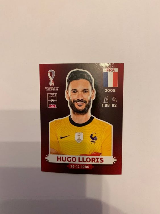 Panini WM 2022 Hugo Lloris FRA 3 | Acheter Sur Ricardo