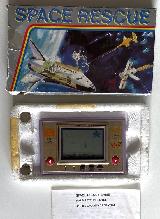 Jeu LCD Vintage Tronica – 1983 – Divers Aventure Game – Avec Alarme – Pour Pièces Ou Réparation