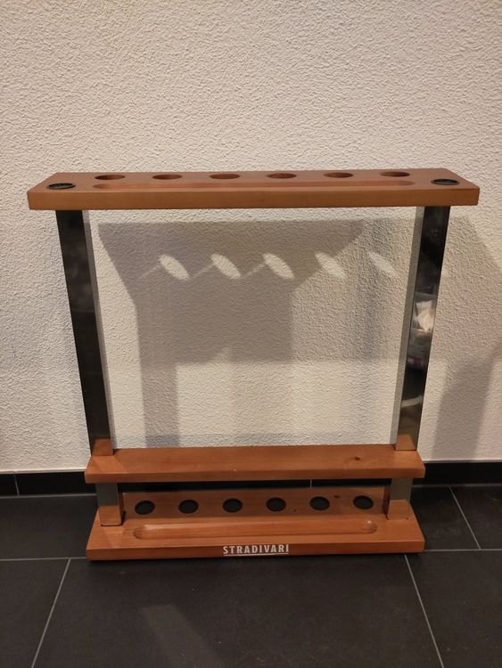 Billard Queue Halter Für 10 Queues - Bodenständer 60x20x57cm, Retro Design