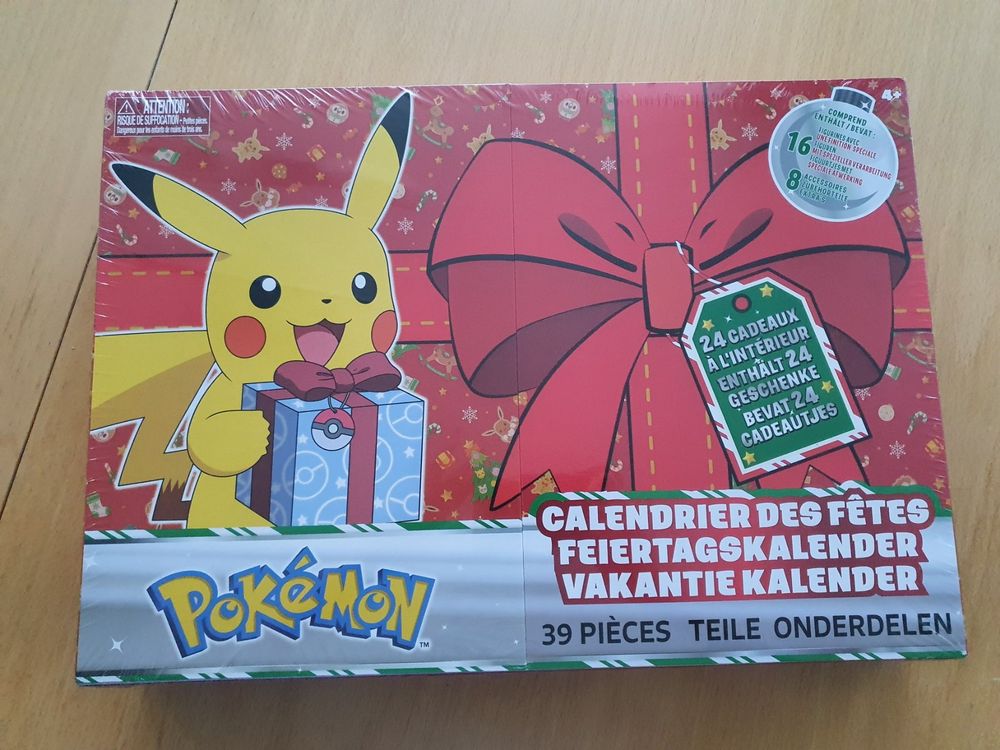 Pokemon Adventskalender, Pikachu, Weihnachten - NEU | Acheter sur Ricardo
